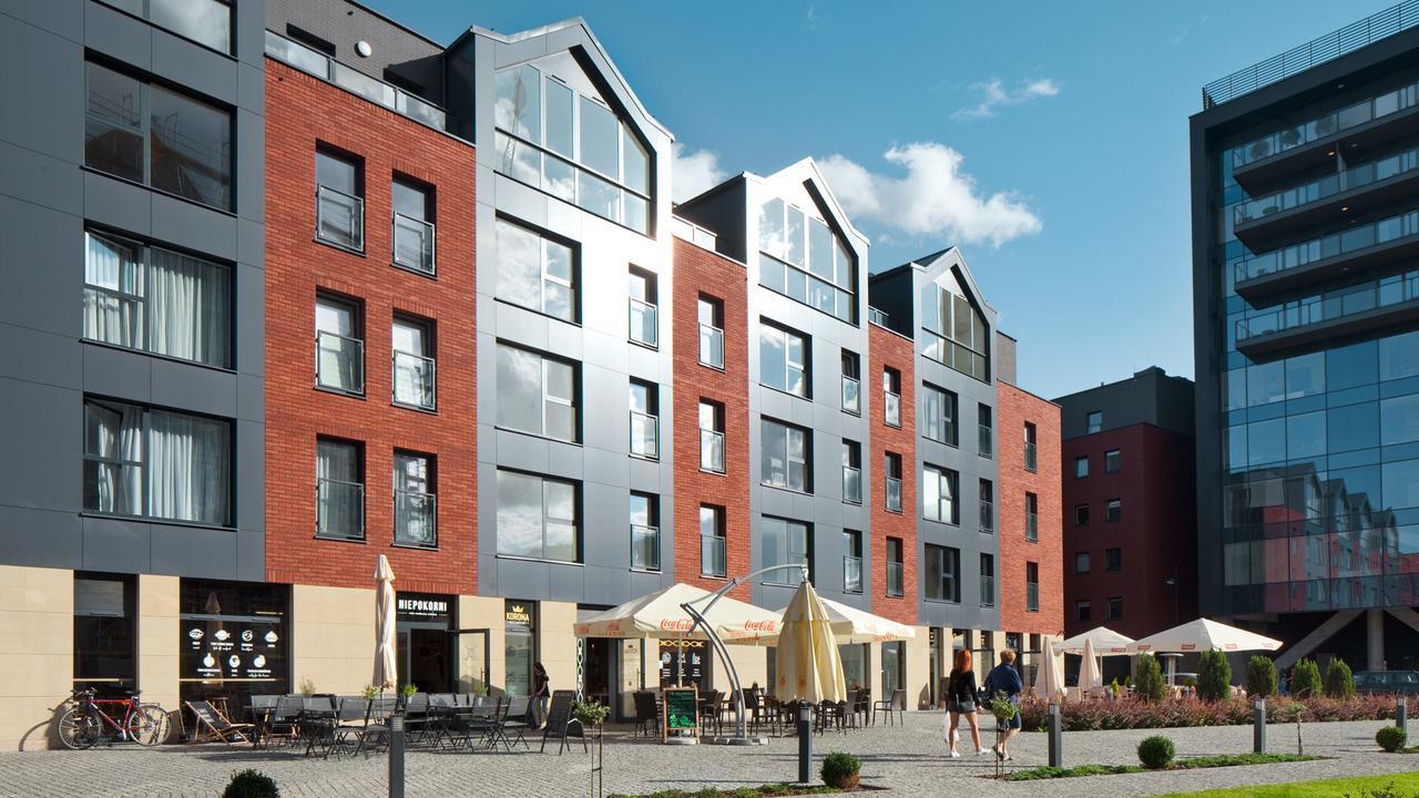Apartamenty Chmielna 72 格但斯克 外观 照片